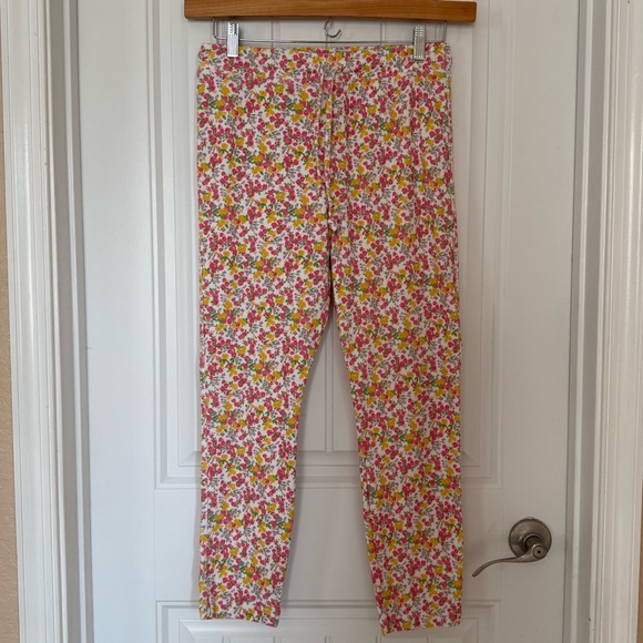 LoveShackFancy Pants - Loveshackfancy Brently Slim Pant Fruity Punch Floral Size L
